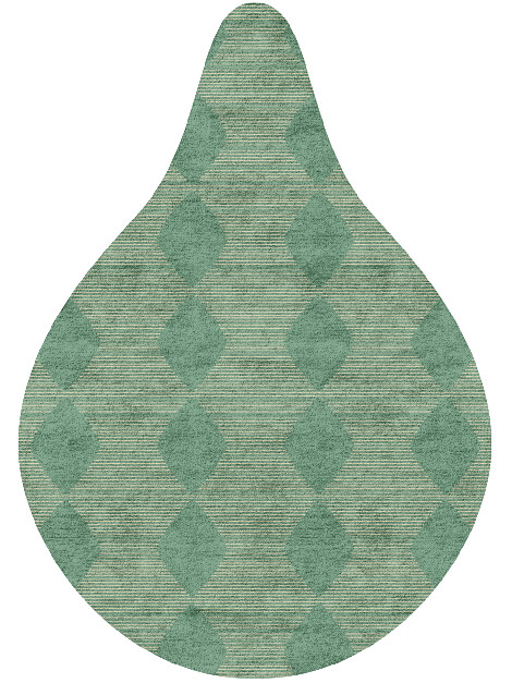 Morpheus Geometric Drop Hand Tufted Bamboo Silk Custom Rug by Rug Artisan