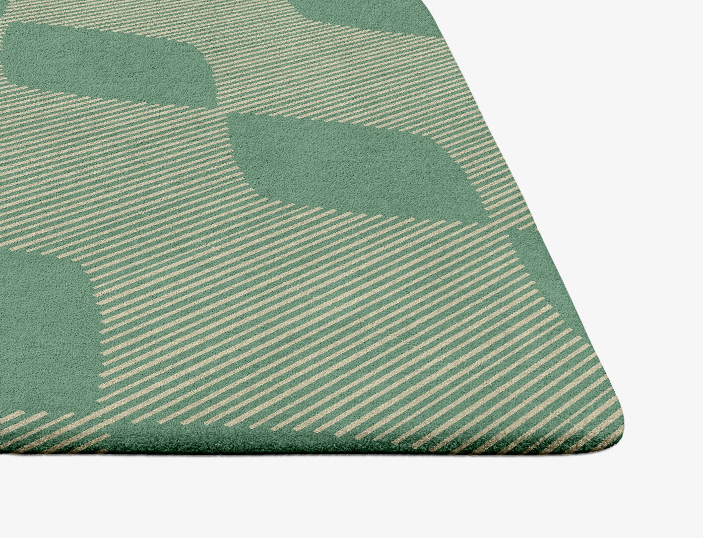 Morpheus Geometric Ogee Hand Tufted Pure Wool Custom Rug by Rug Artisan