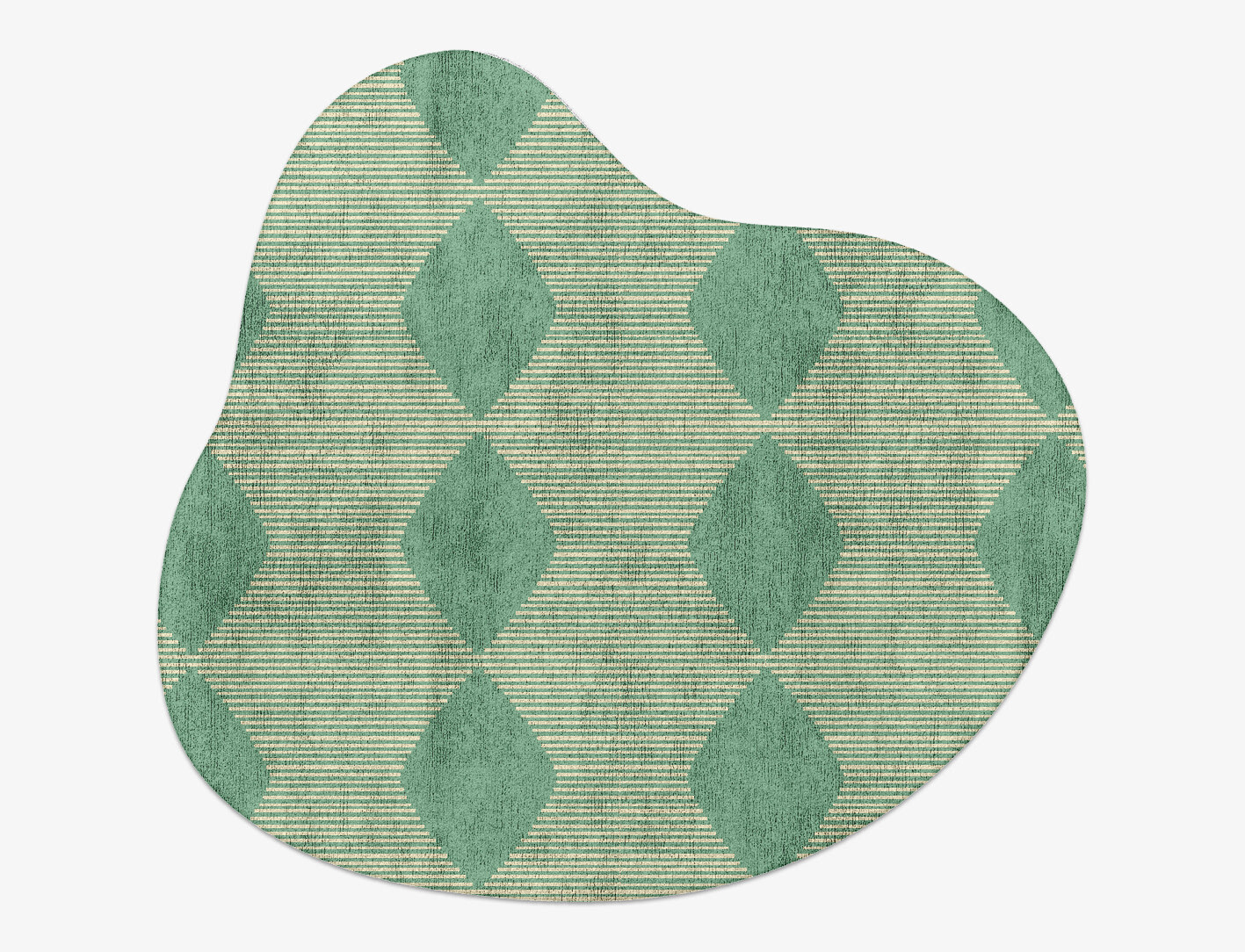 Morpheus Geometric Splash Hand Tufted Bamboo Silk Custom Rug by Rug Artisan
