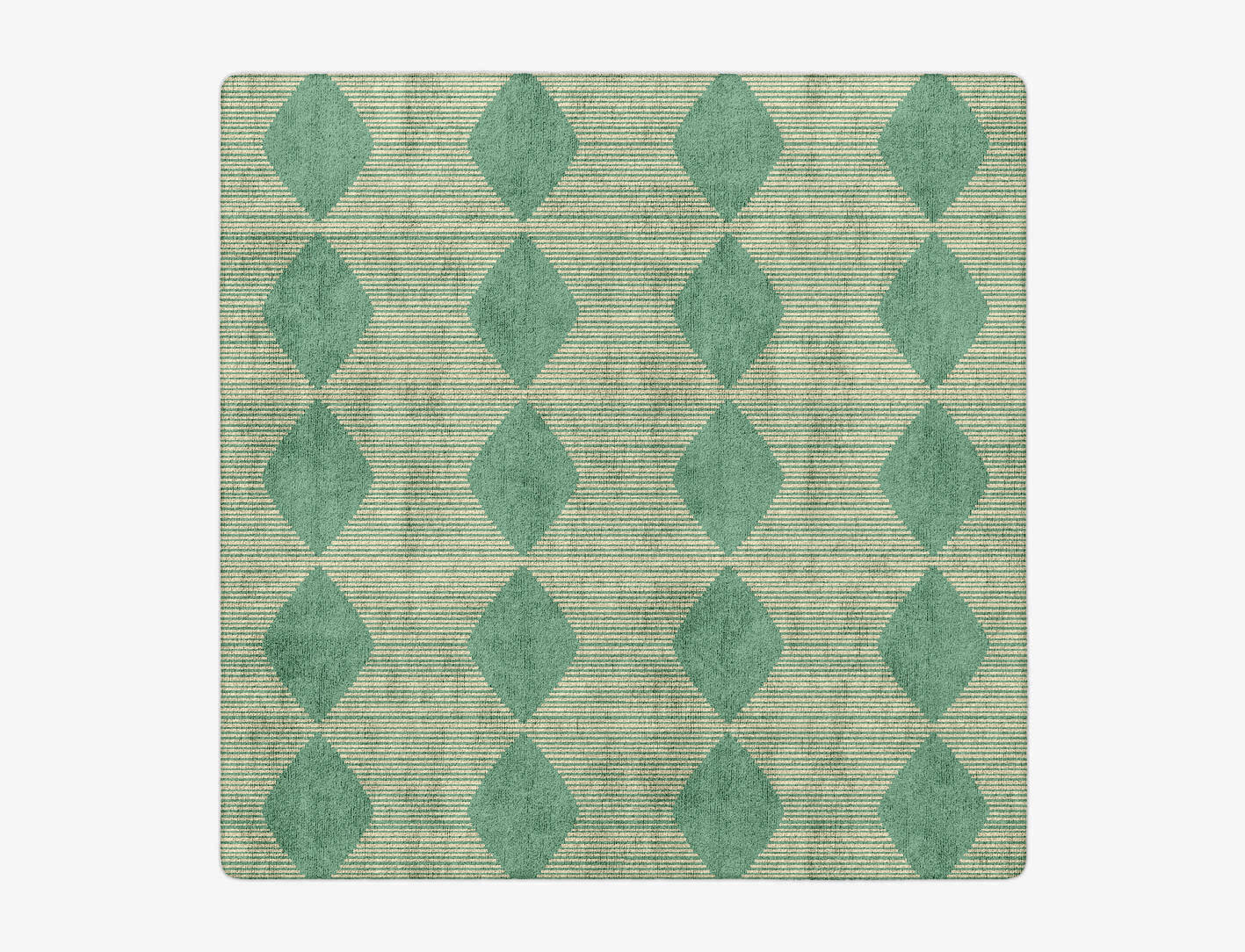 Morpheus Geometric Square Hand Tufted Bamboo Silk Custom Rug by Rug Artisan