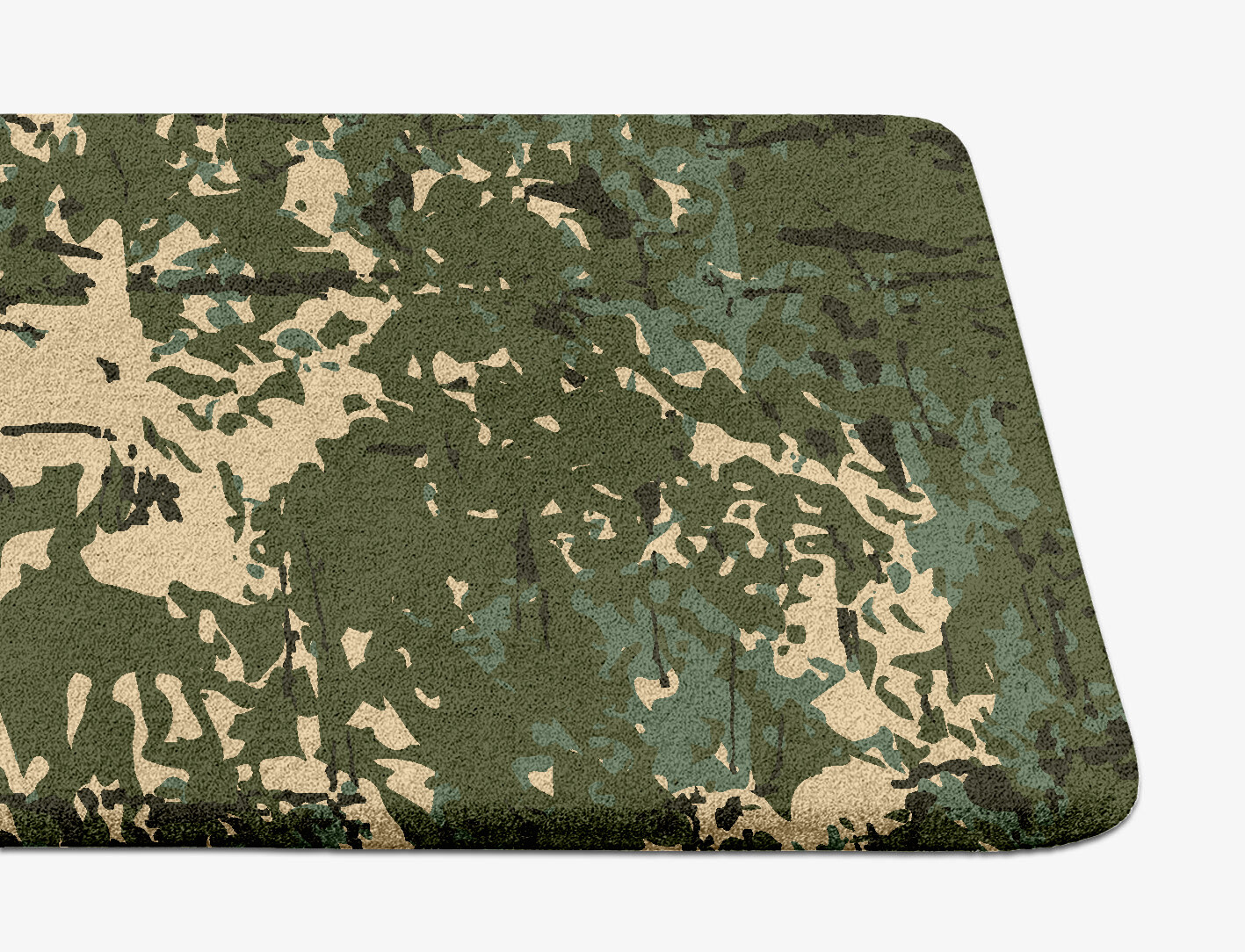 Moss Surface Art Runner Hand Tufted Pure Wool Custom Rug by Rug Artisan