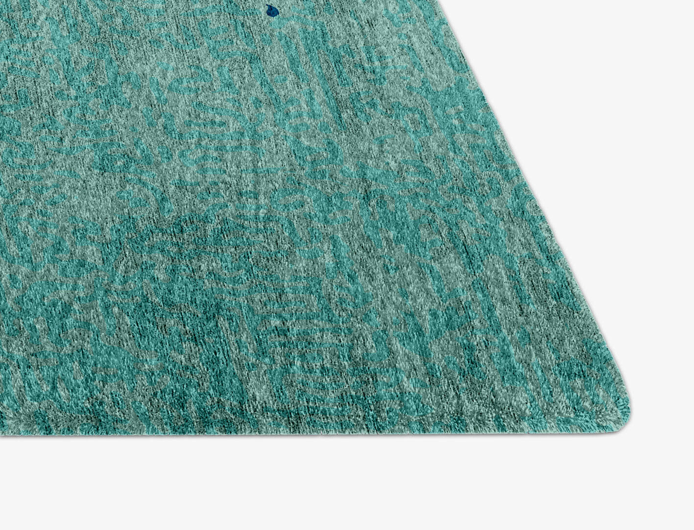 Motley Gradation Arch Hand Knotted Bamboo Silk Custom Rug by Rug Artisan