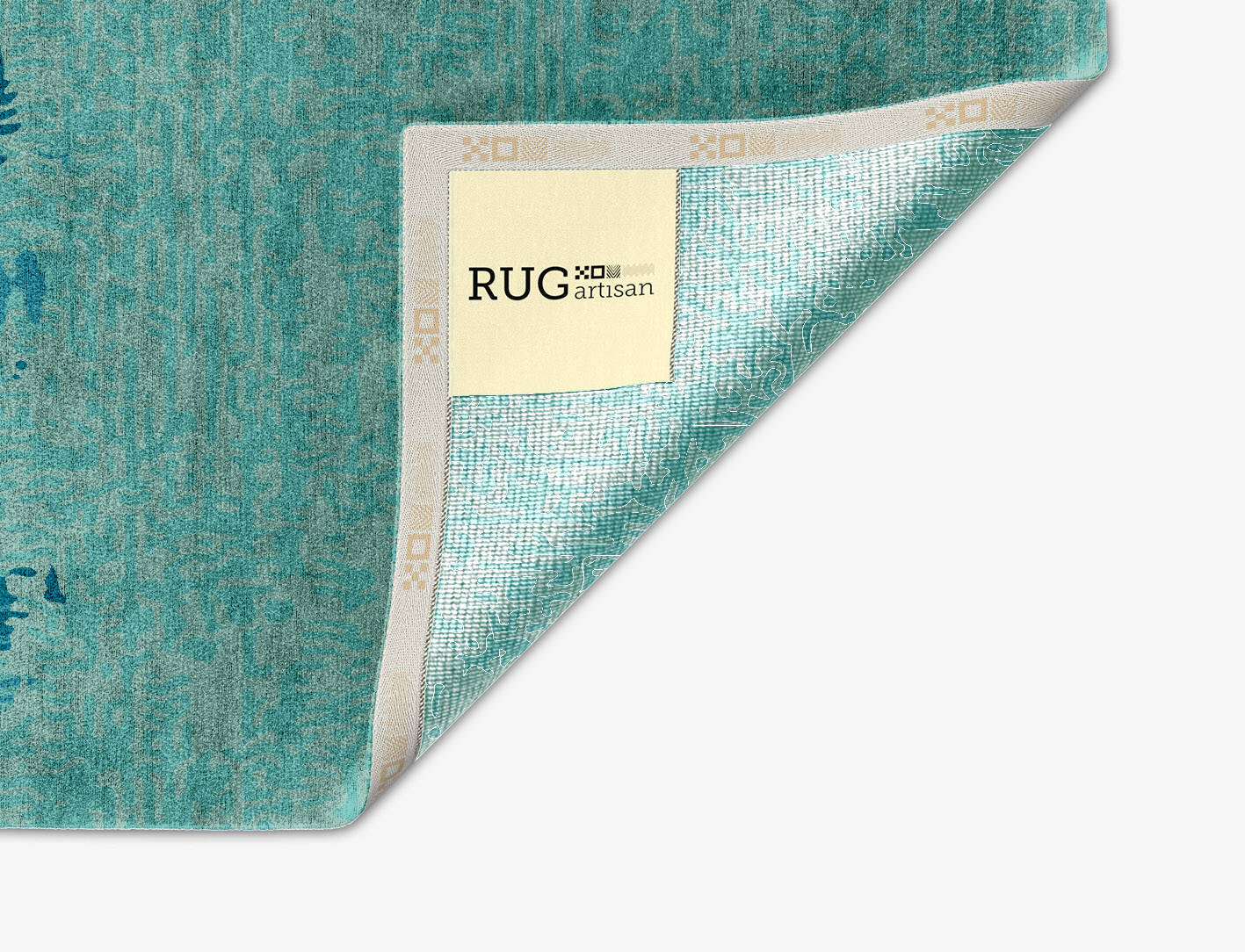 Motley Gradation Arch Hand Knotted Bamboo Silk Custom Rug by Rug Artisan