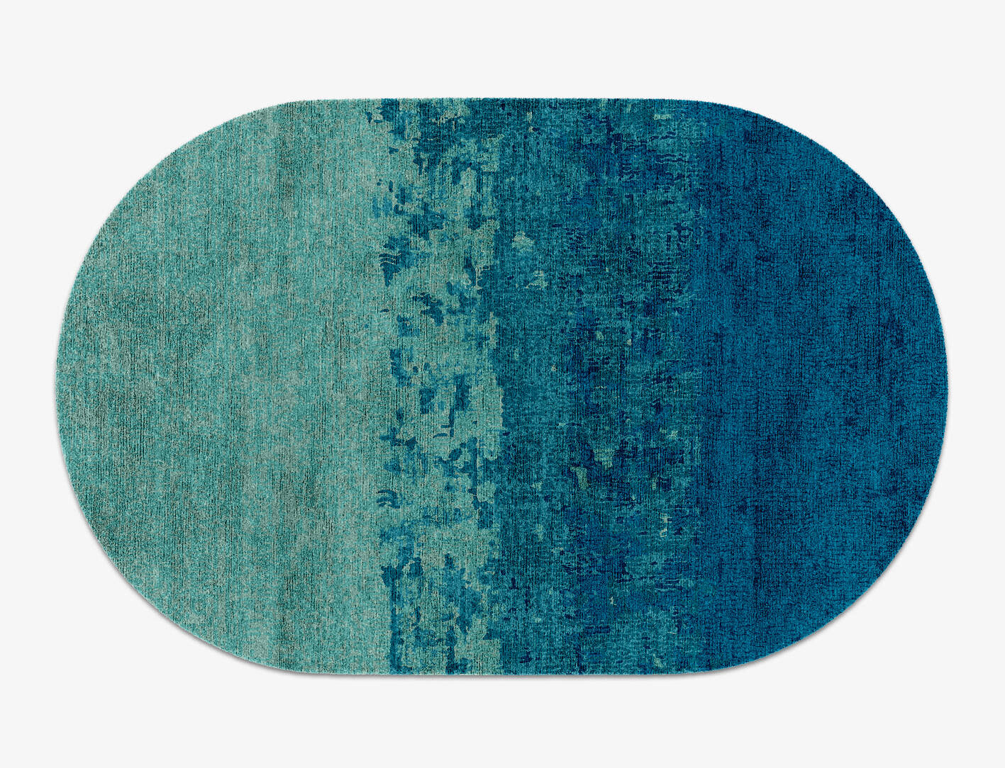 Motley Gradation Capsule Hand Knotted Bamboo Silk Custom Rug by Rug Artisan