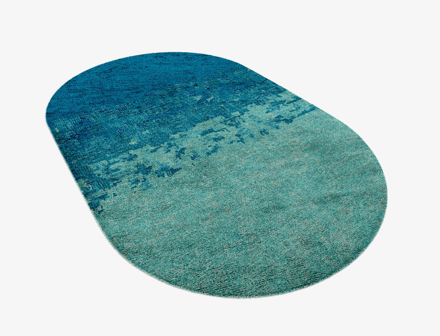 Motley Gradation Capsule Hand Knotted Bamboo Silk Custom Rug by Rug Artisan