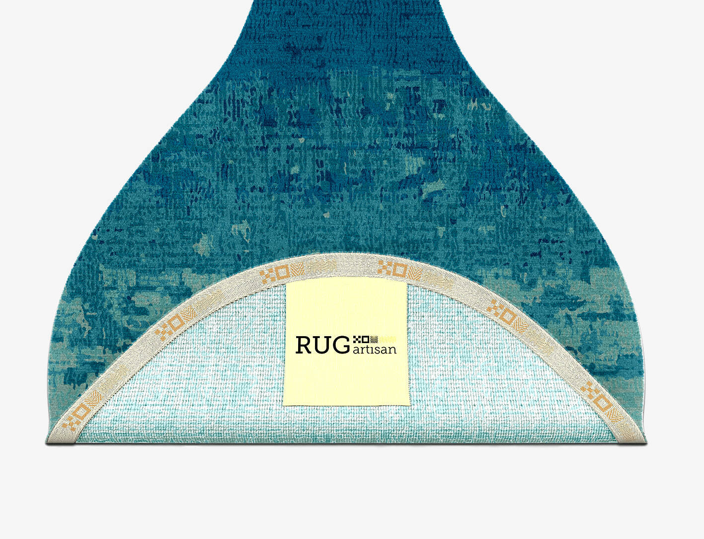 Motley Gradation Drop Hand Knotted Tibetan Wool Custom Rug by Rug Artisan