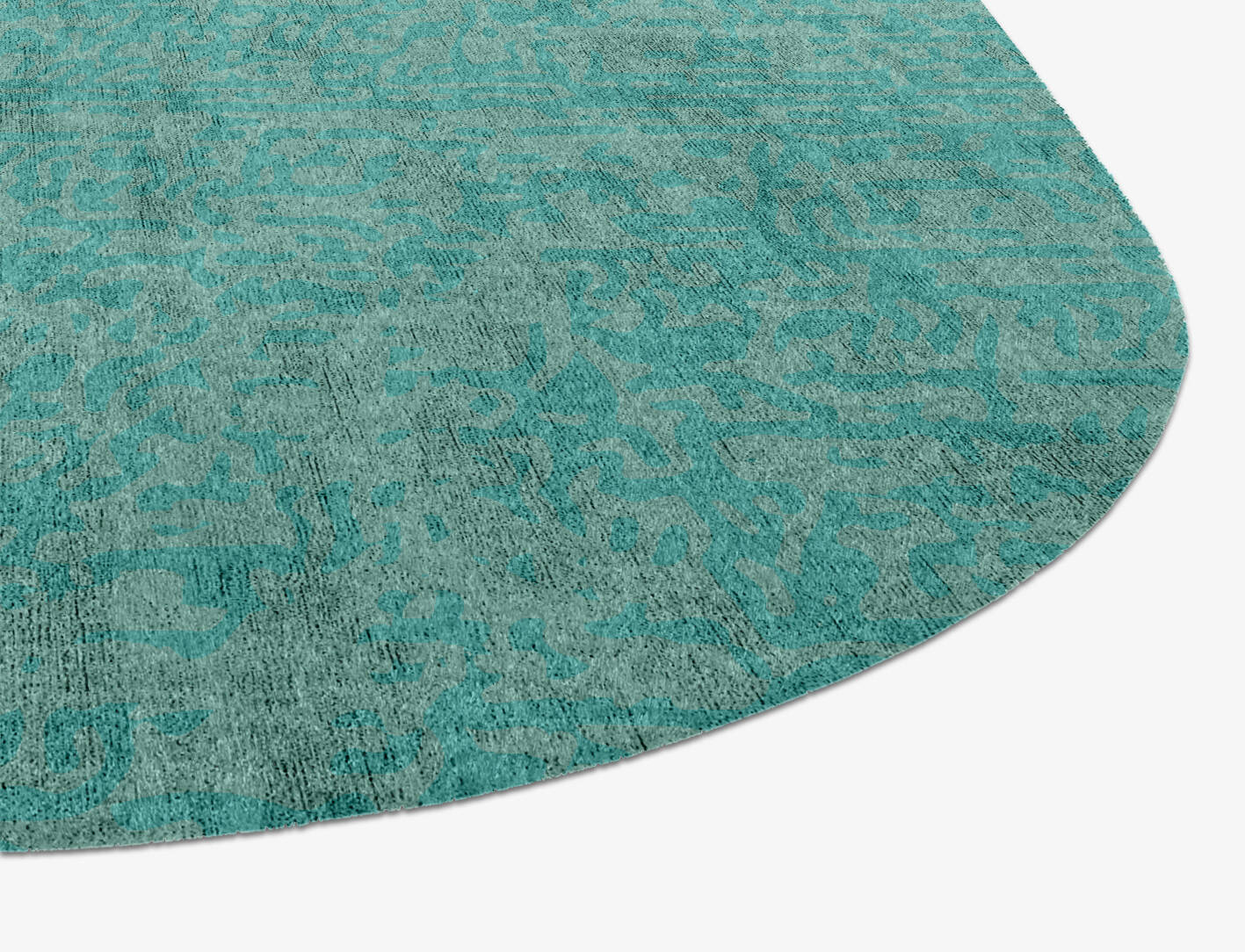 Motley Gradation Eight Hand Knotted Bamboo Silk Custom Rug by Rug Artisan