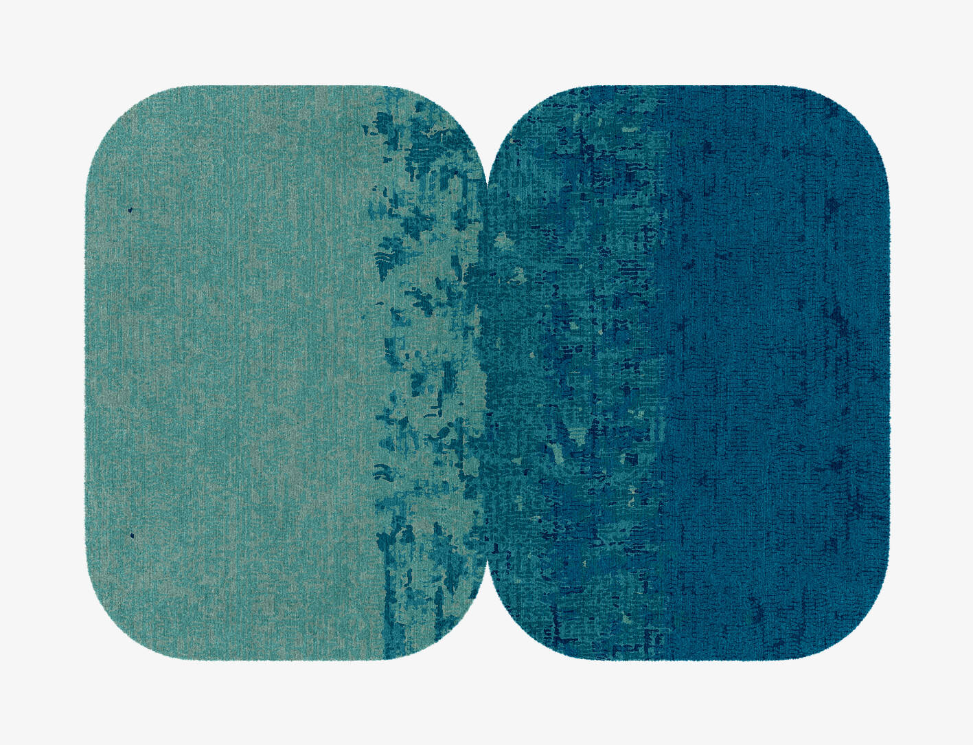 Motley Gradation Eight Hand Knotted Tibetan Wool Custom Rug by Rug Artisan