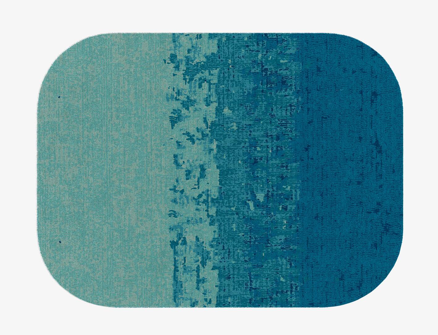 Motley Gradation Oblong Hand Knotted Tibetan Wool Custom Rug by Rug Artisan