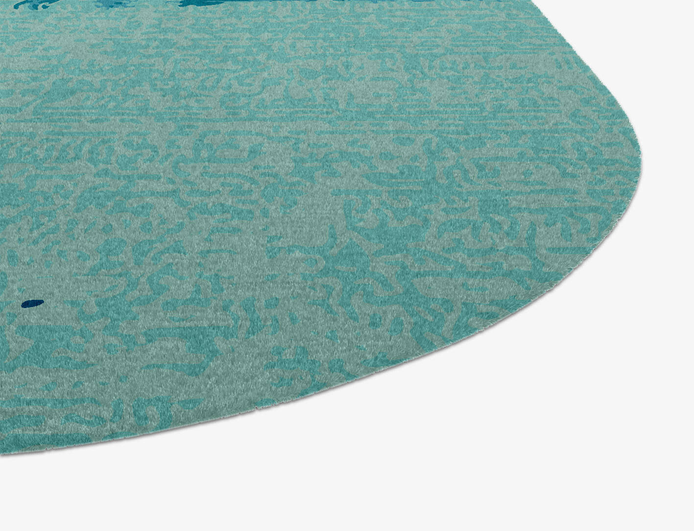 Motley Gradation Oblong Hand Knotted Tibetan Wool Custom Rug by Rug Artisan
