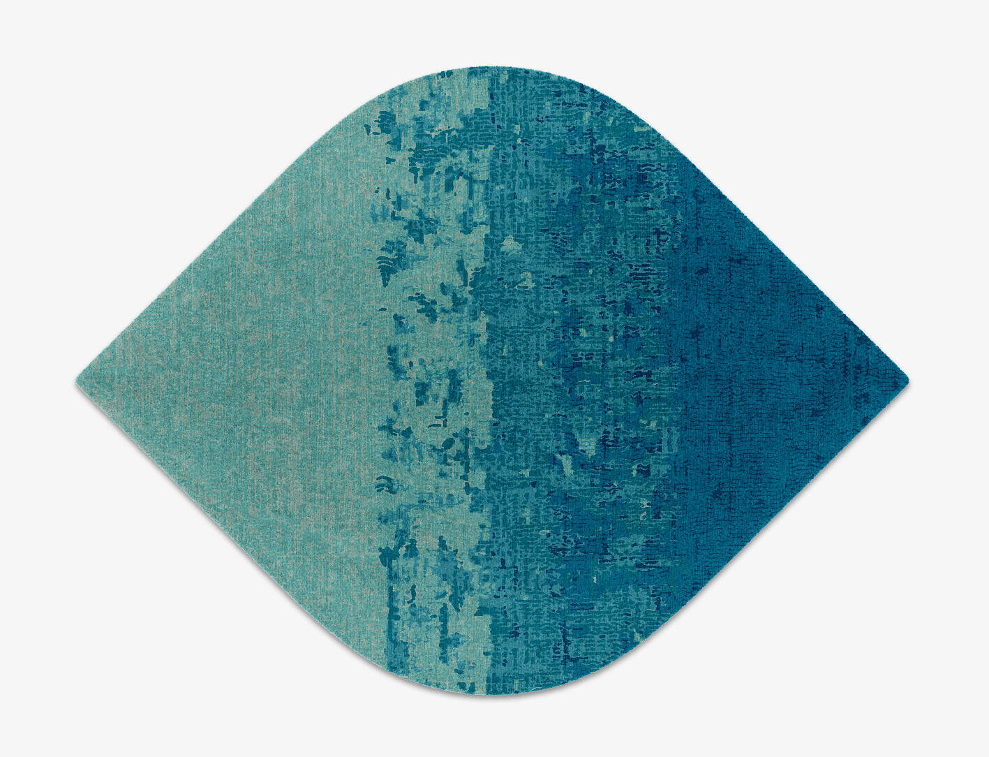Motley Gradation Ogee Hand Knotted Tibetan Wool Custom Rug by Rug Artisan