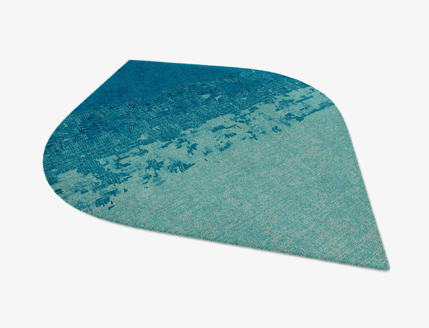 Motley Gradation Ogee Hand Knotted Tibetan Wool Custom Rug by Rug Artisan