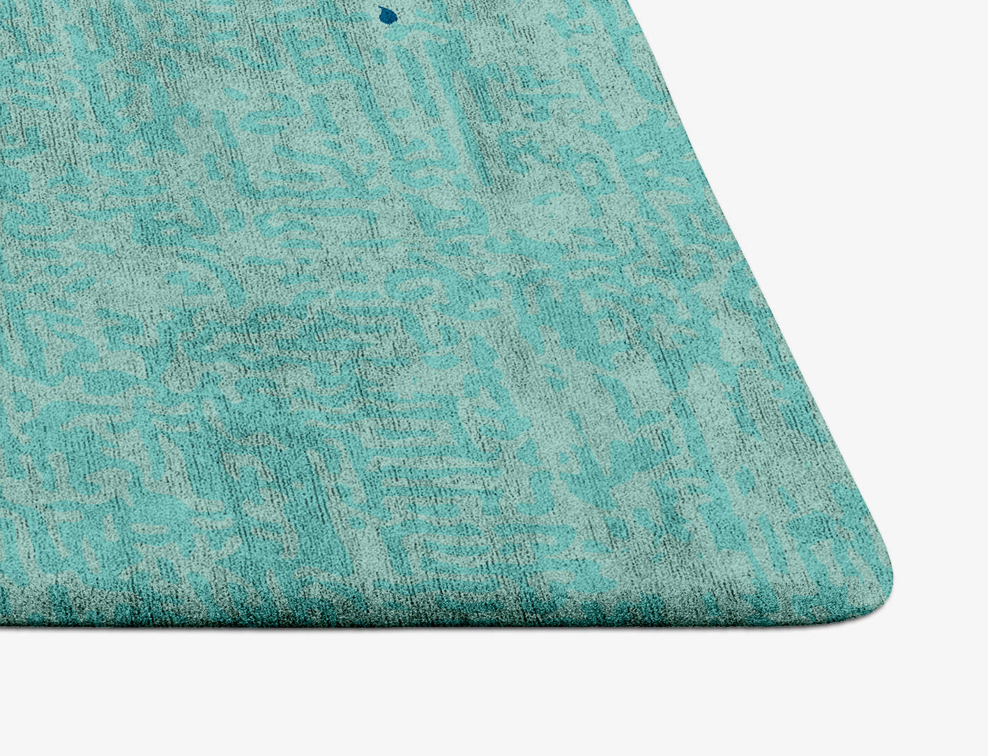 Motley Gradation Arch Hand Tufted Bamboo Silk Custom Rug by Rug Artisan