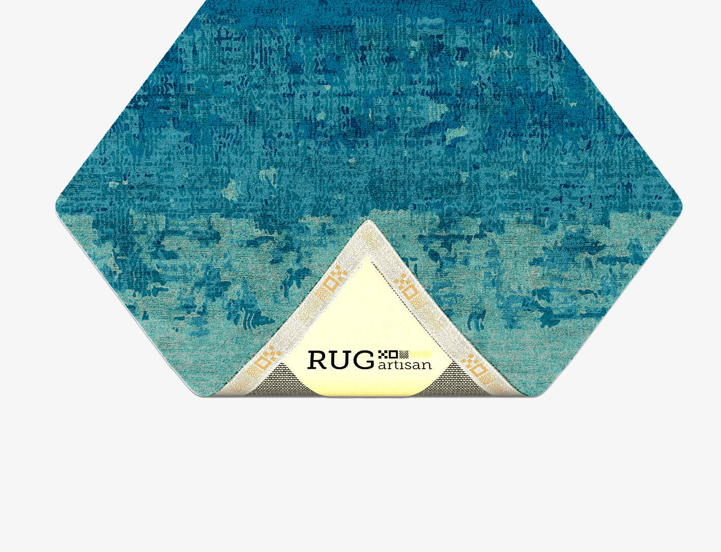 Motley Gradation Diamond Hand Tufted Bamboo Silk Custom Rug by Rug Artisan