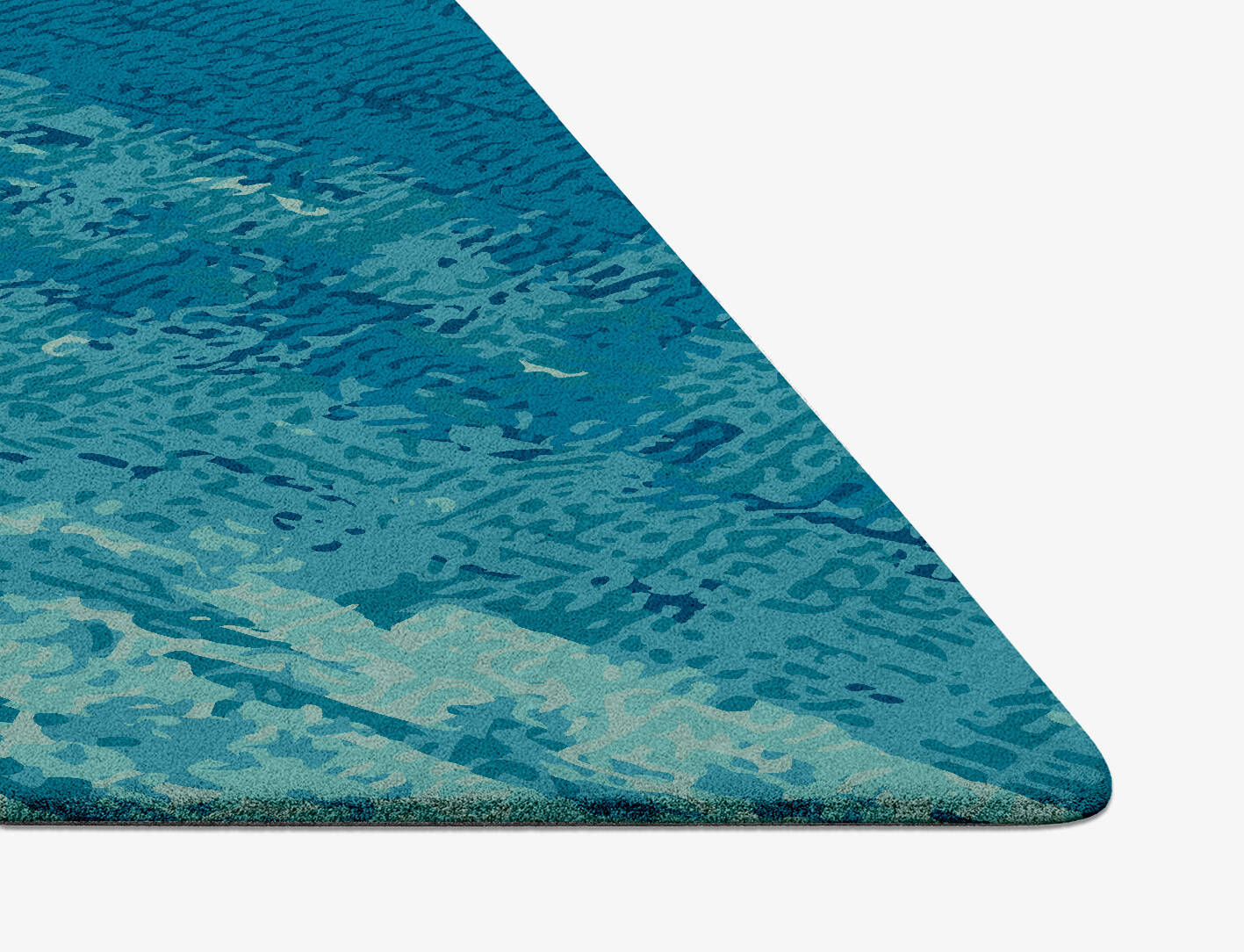 Motley Gradation Diamond Hand Tufted Pure Wool Custom Rug by Rug Artisan