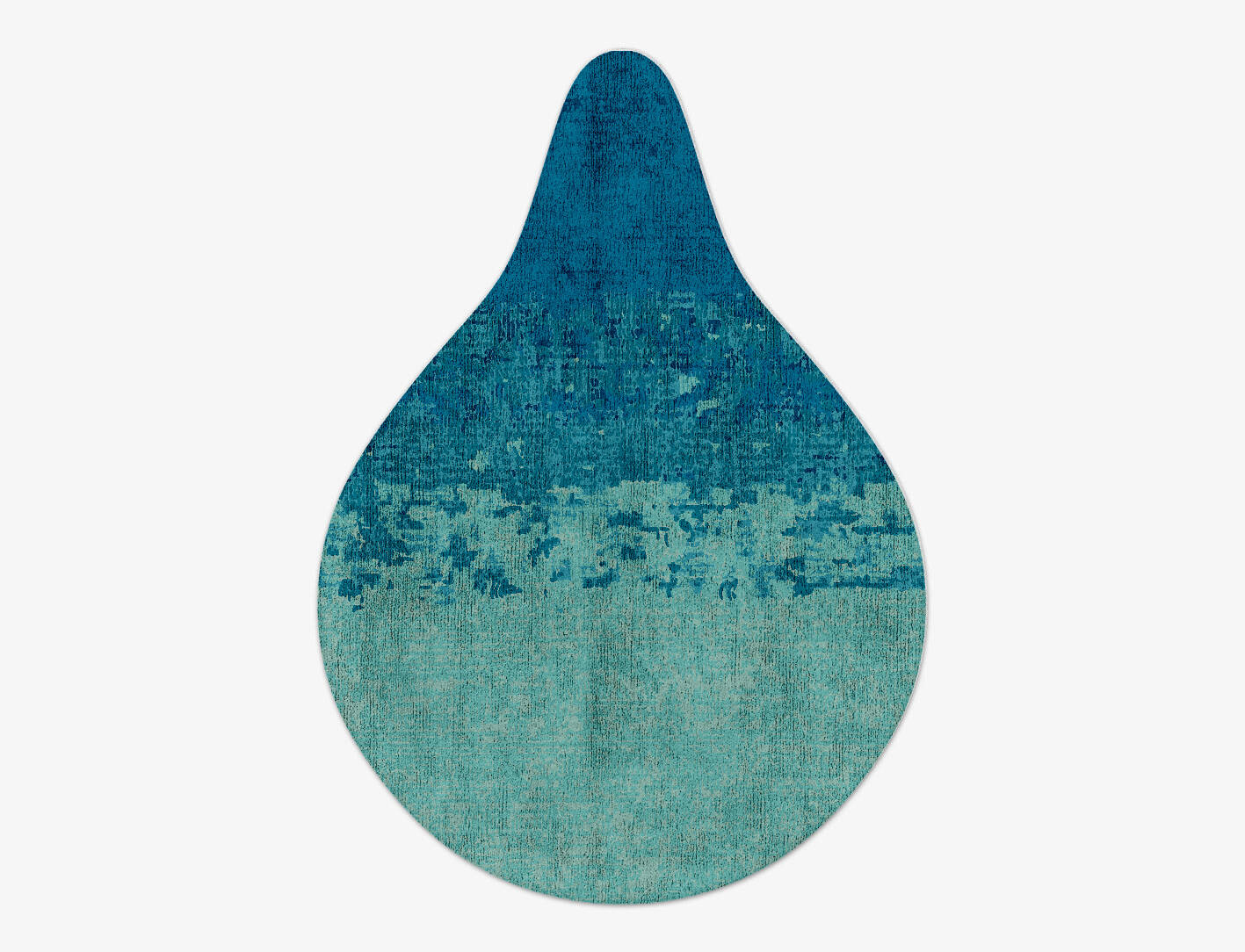 Motley Gradation Drop Hand Tufted Bamboo Silk Custom Rug by Rug Artisan