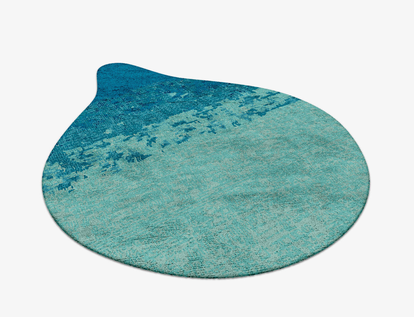 Motley Gradation Drop Hand Tufted Bamboo Silk Custom Rug by Rug Artisan