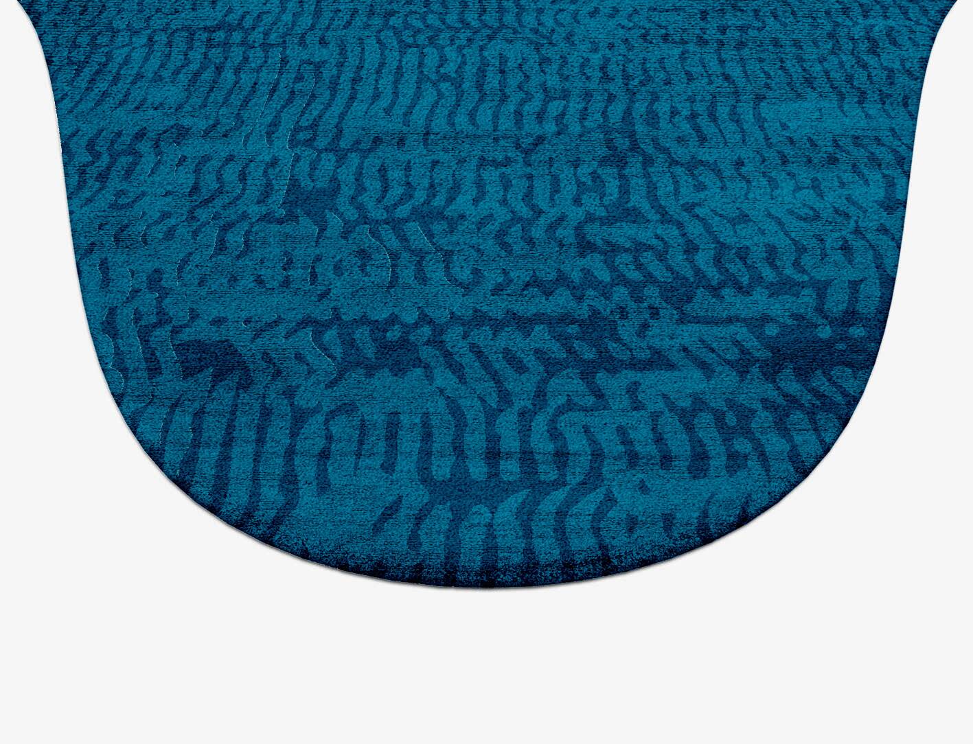 Motley Gradation Drop Hand Tufted Bamboo Silk Custom Rug by Rug Artisan