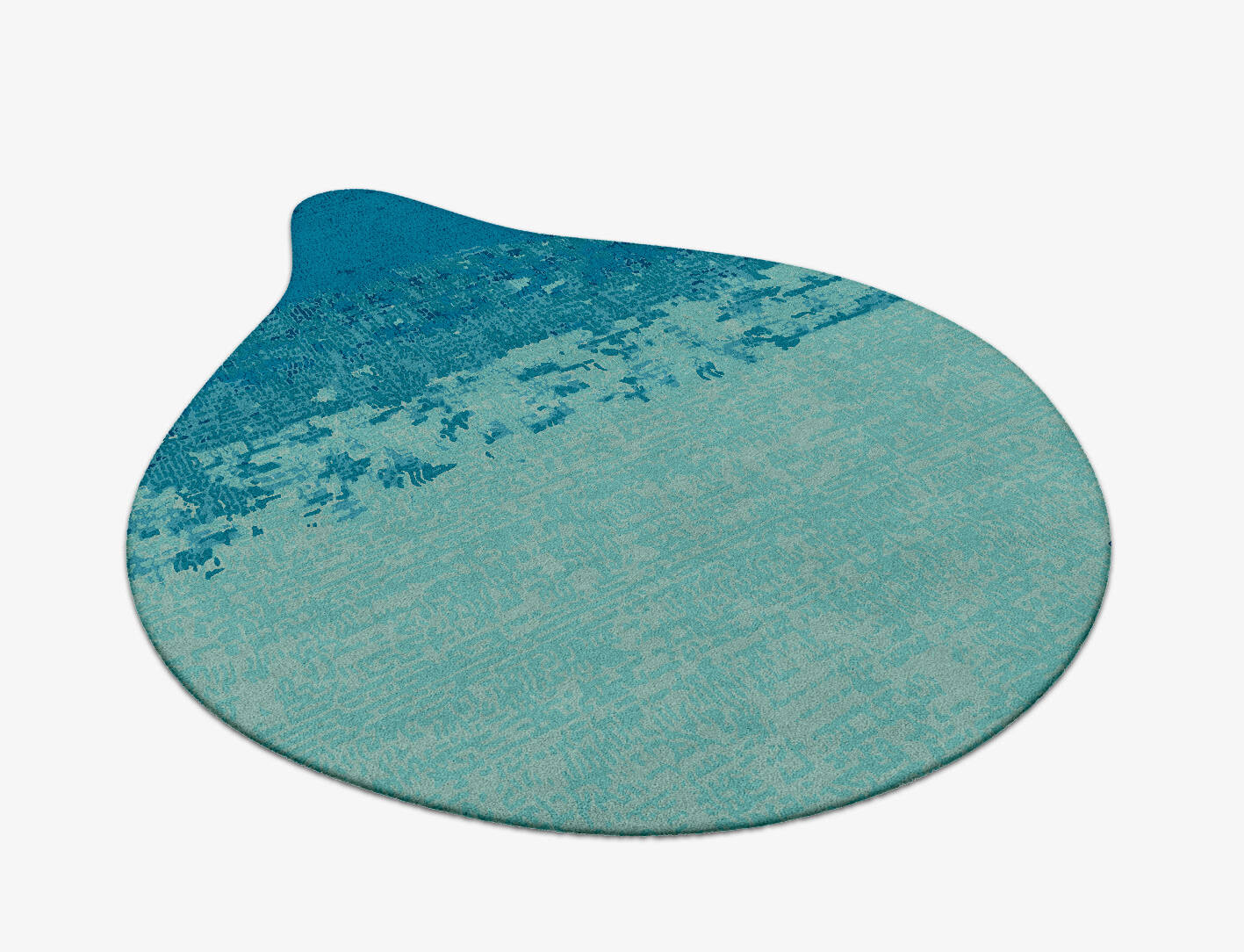 Motley Gradation Drop Hand Tufted Pure Wool Custom Rug by Rug Artisan