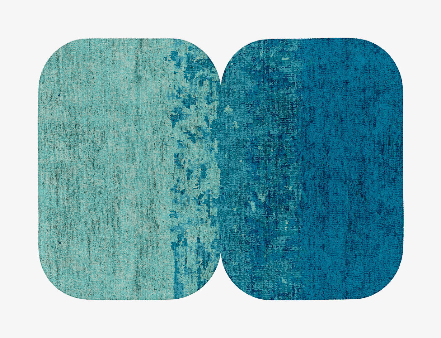 Motley Gradation Eight Hand Tufted Bamboo Silk Custom Rug by Rug Artisan