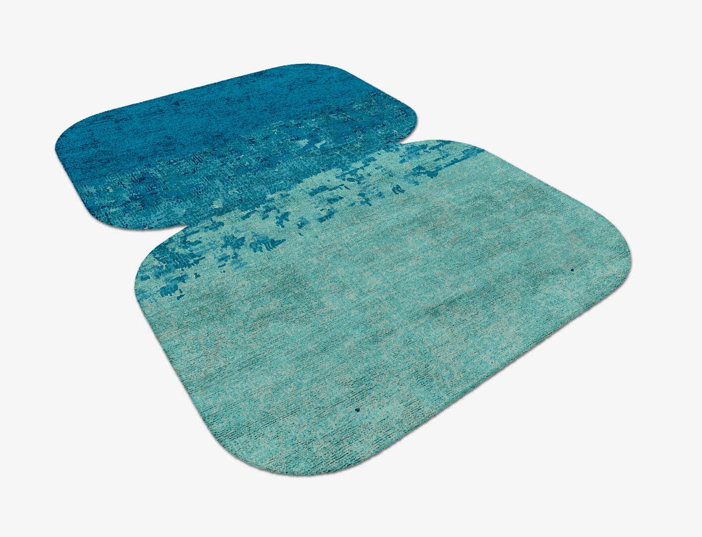 Motley Gradation Eight Hand Tufted Bamboo Silk Custom Rug by Rug Artisan