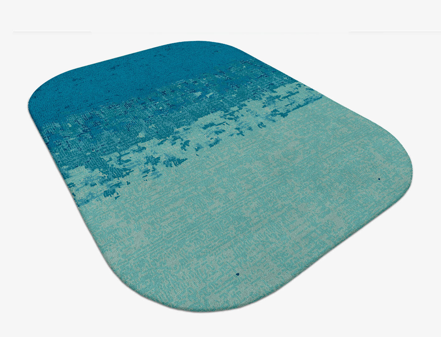 Motley Gradation Oblong Hand Tufted Pure Wool Custom Rug by Rug Artisan