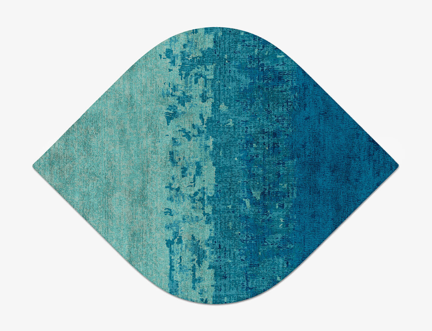 Motley Gradation Ogee Hand Tufted Bamboo Silk Custom Rug by Rug Artisan