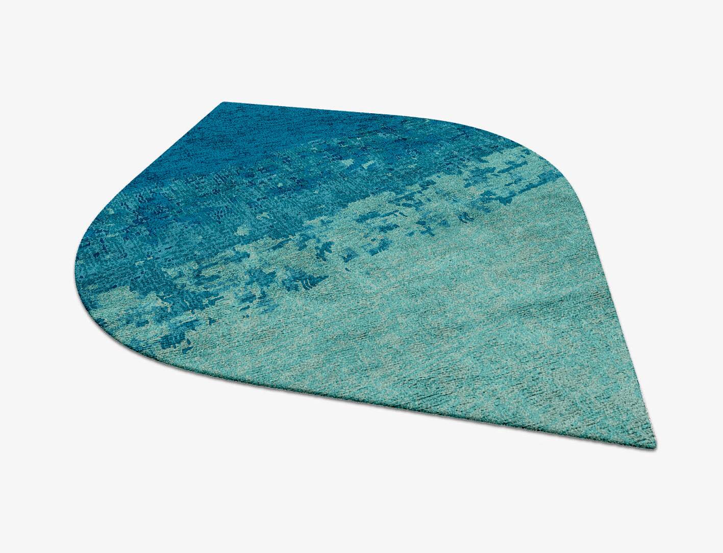 Motley Gradation Ogee Hand Tufted Bamboo Silk Custom Rug by Rug Artisan