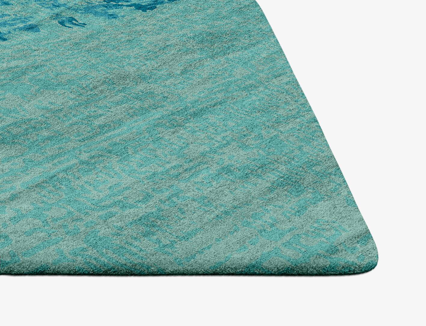 Motley Gradation Ogee Hand Tufted Bamboo Silk Custom Rug by Rug Artisan