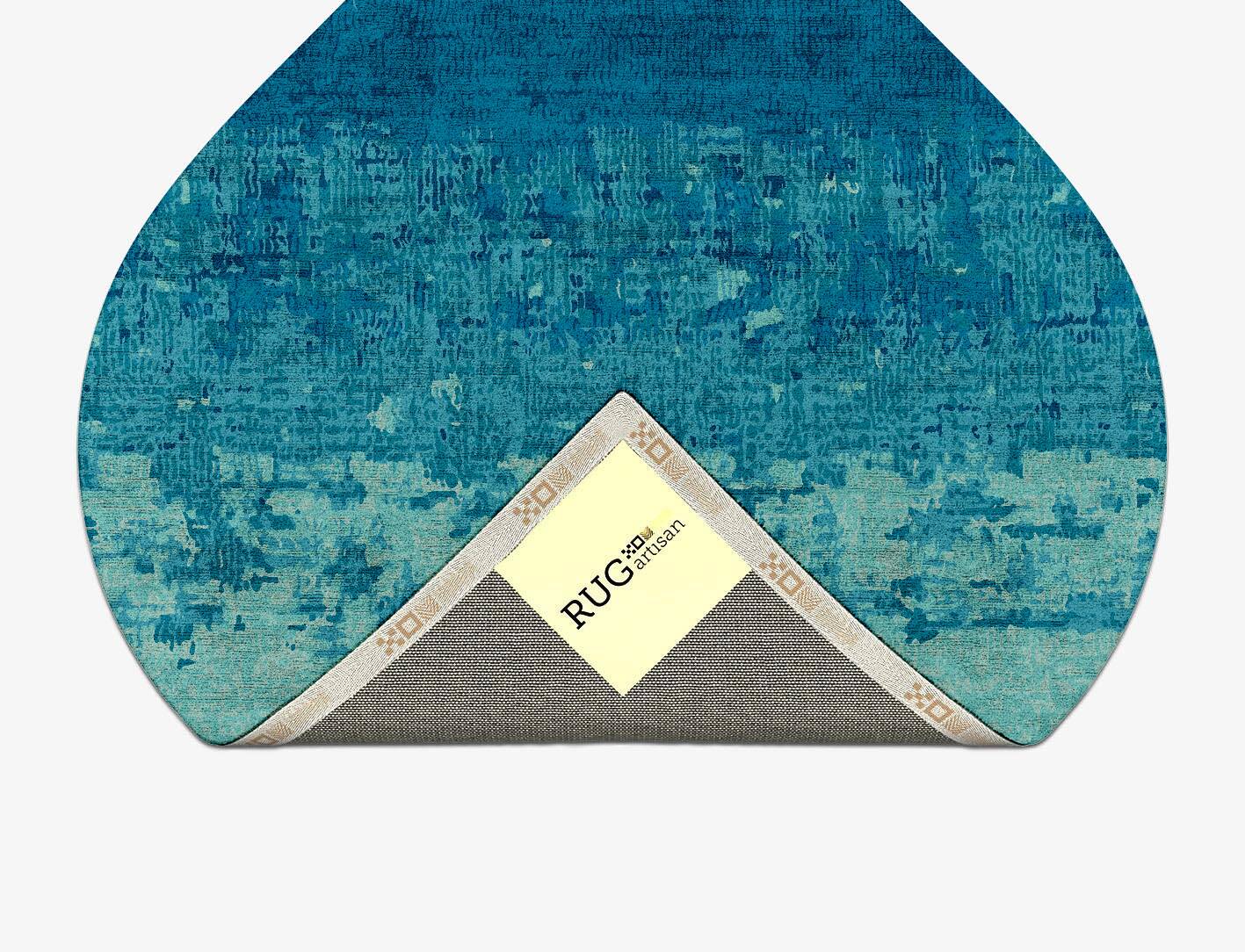 Motley Gradation Ogee Hand Tufted Bamboo Silk Custom Rug by Rug Artisan