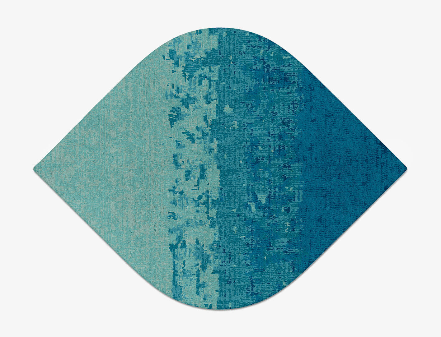 Motley Gradation Ogee Hand Tufted Pure Wool Custom Rug by Rug Artisan