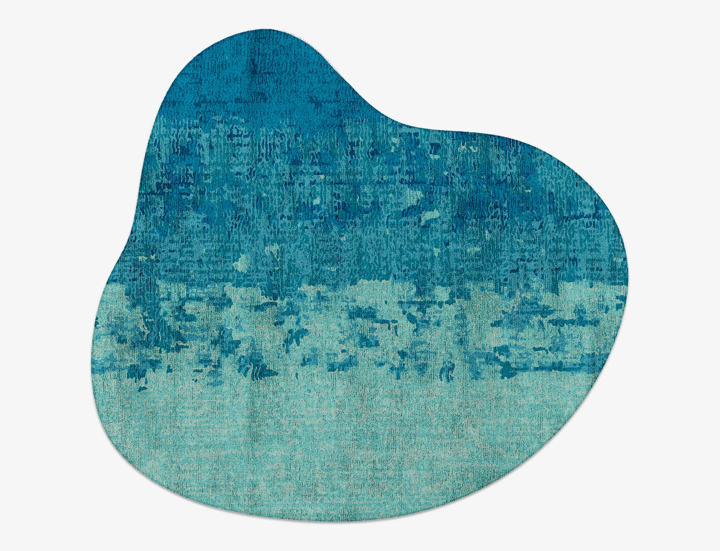 Motley Gradation Splash Hand Tufted Bamboo Silk Custom Rug by Rug Artisan