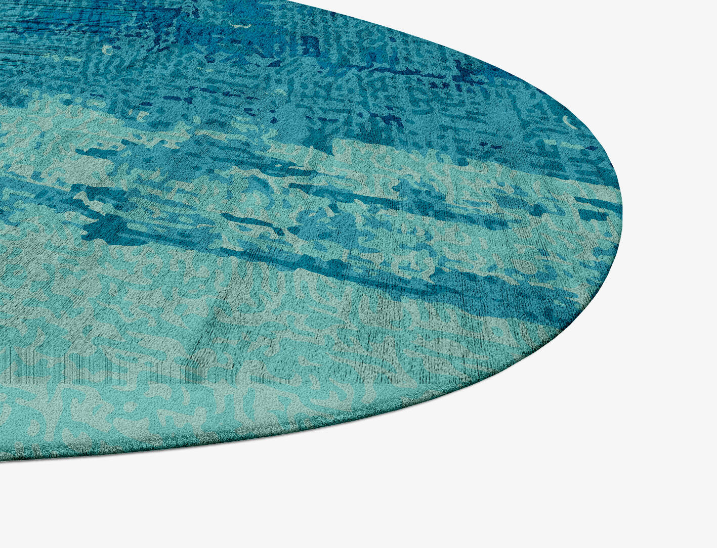 Motley Gradation Splash Hand Tufted Bamboo Silk Custom Rug by Rug Artisan