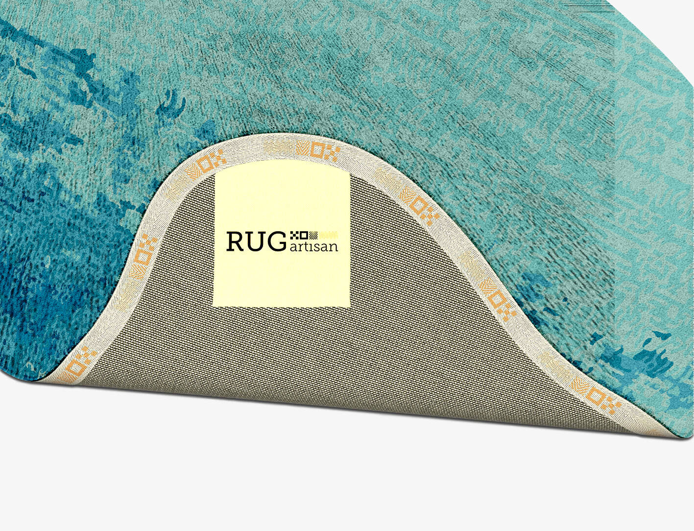 Motley Gradation Splash Hand Tufted Bamboo Silk Custom Rug by Rug Artisan