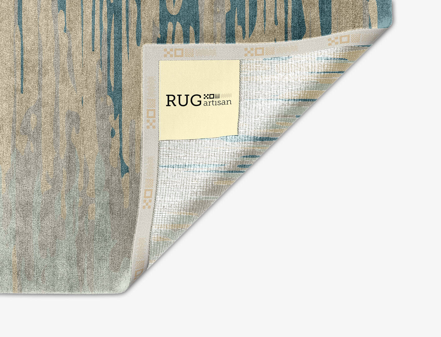 Movement Gradation Arch Hand Knotted Bamboo Silk Custom Rug by Rug Artisan