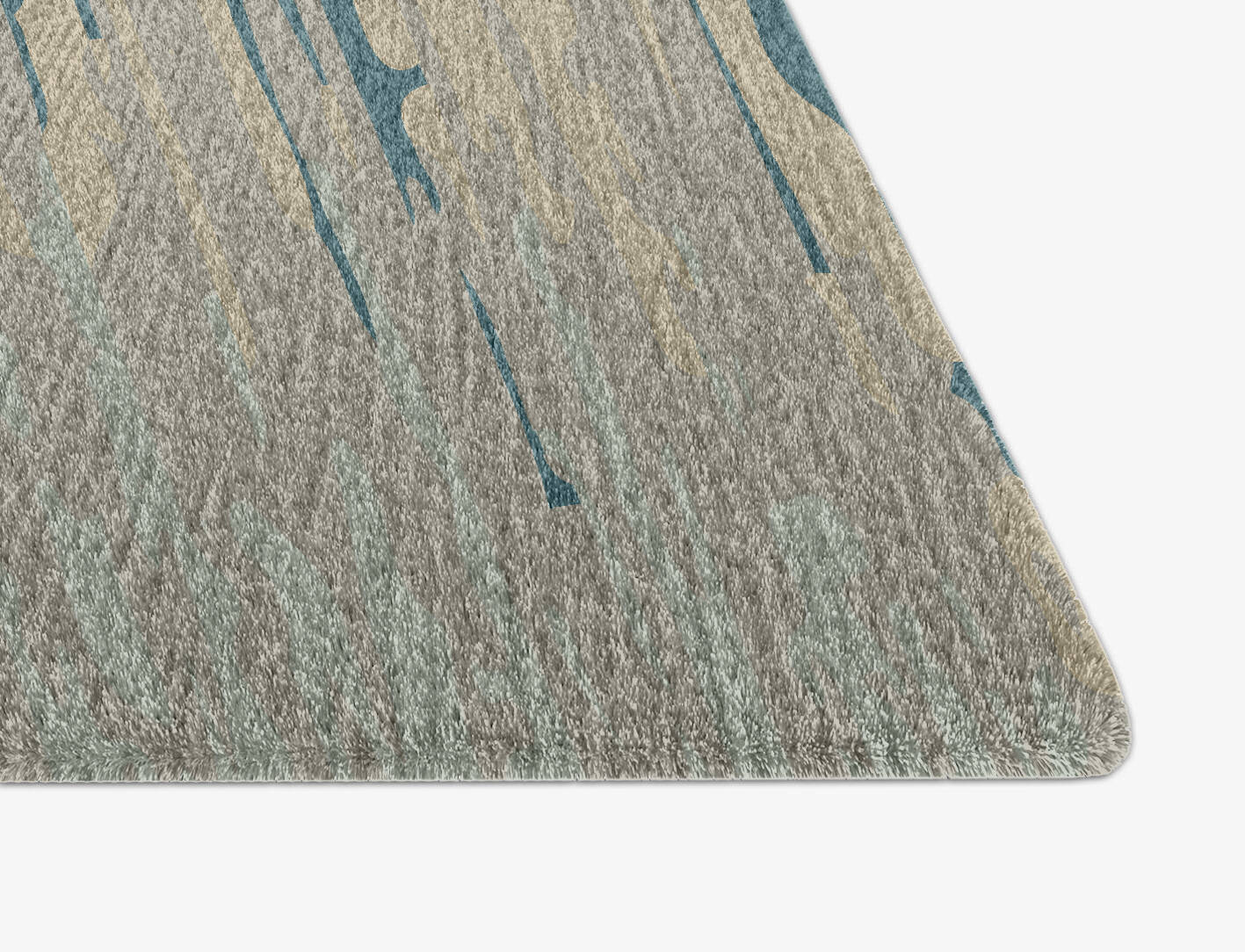 Movement Gradation Arch Hand Knotted Tibetan Wool Custom Rug by Rug Artisan