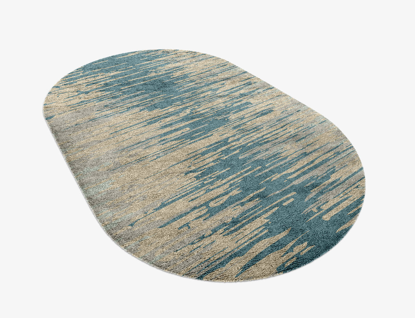 Movement Gradation Capsule Hand Knotted Bamboo Silk Custom Rug by Rug Artisan