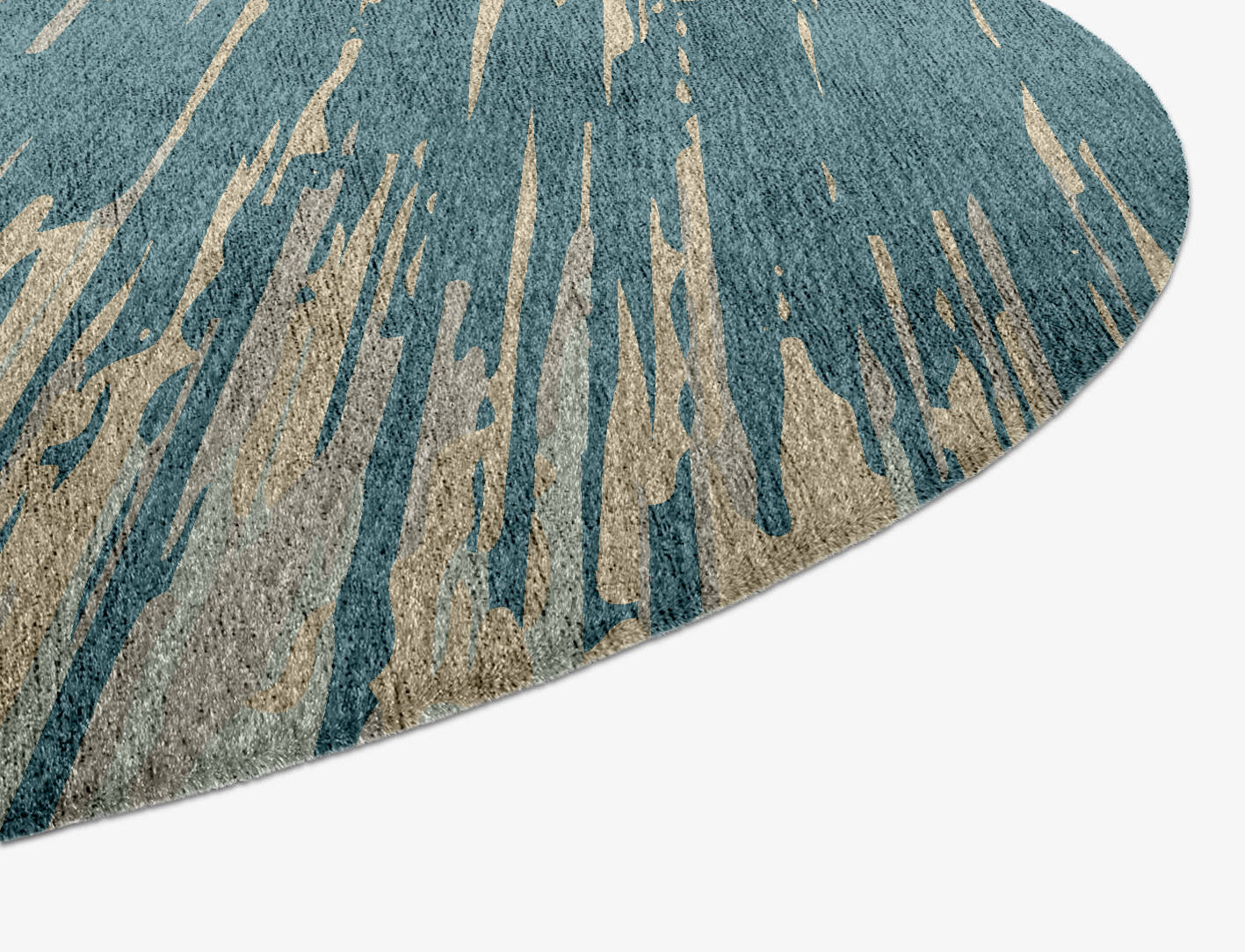 Movement Gradation Capsule Hand Knotted Bamboo Silk Custom Rug by Rug Artisan