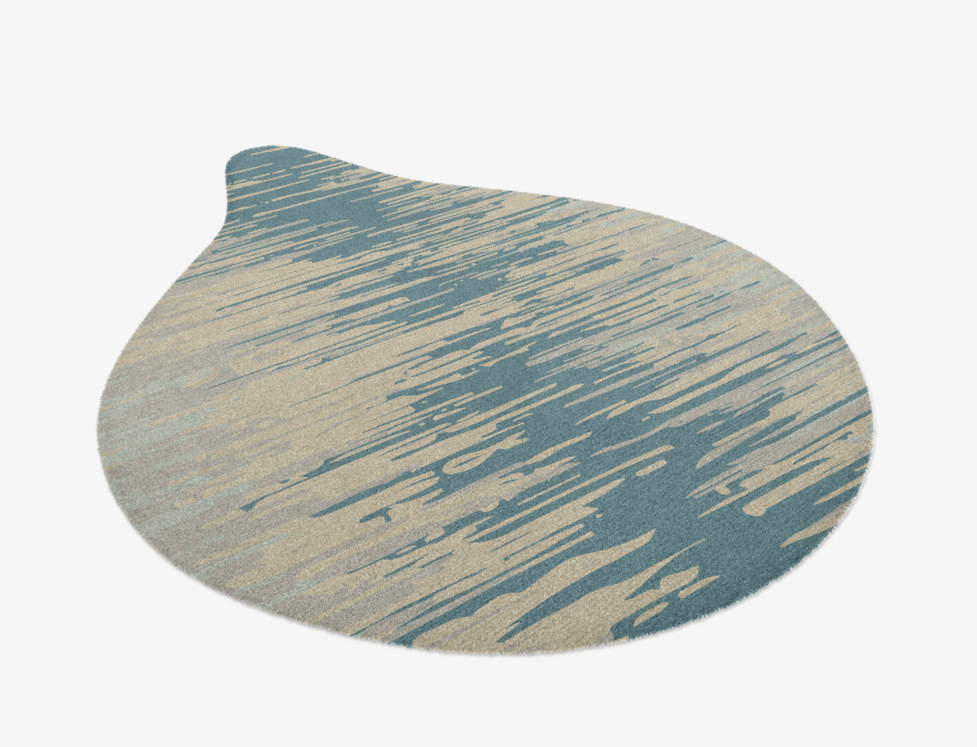 Movement Gradation Drop Hand Knotted Tibetan Wool Custom Rug by Rug Artisan