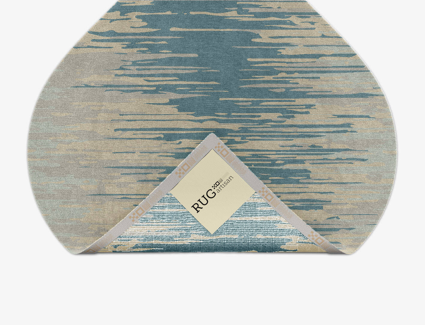 Movement Gradation Ogee Hand Knotted Tibetan Wool Custom Rug by Rug Artisan