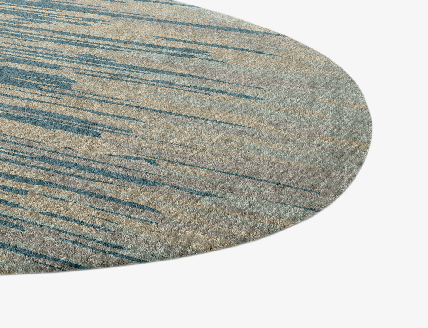 Movement Gradation Splash Hand Knotted Tibetan Wool Custom Rug by Rug Artisan