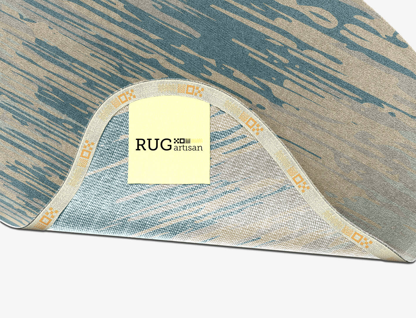 Movement Gradation Splash Hand Knotted Tibetan Wool Custom Rug by Rug Artisan