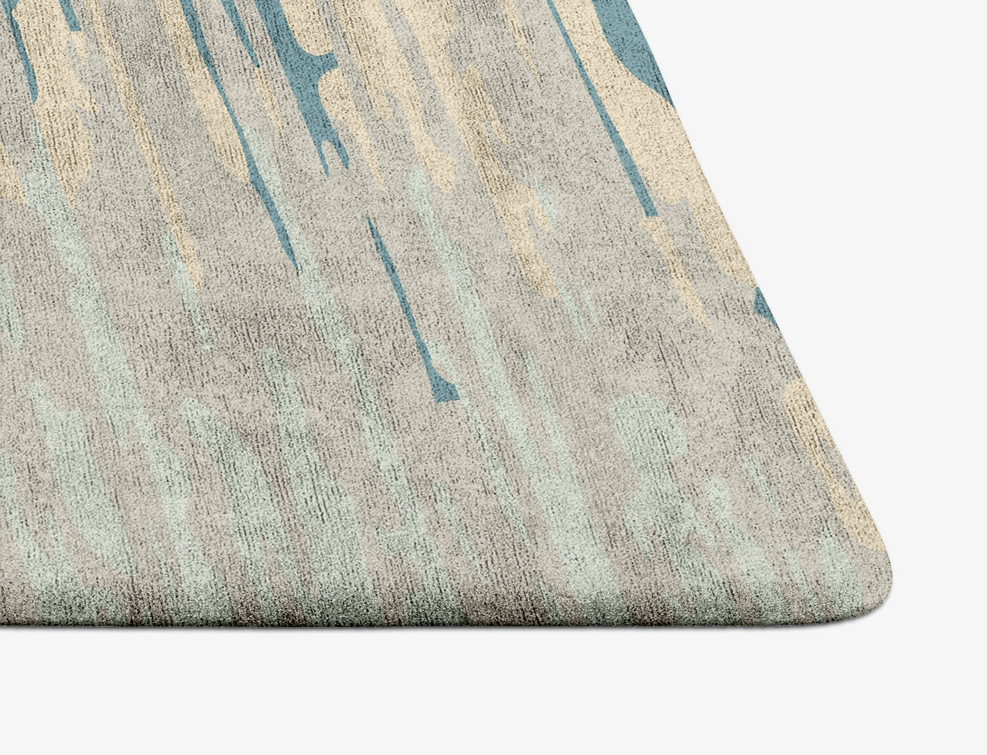 Movement Gradation Arch Hand Tufted Bamboo Silk Custom Rug by Rug Artisan