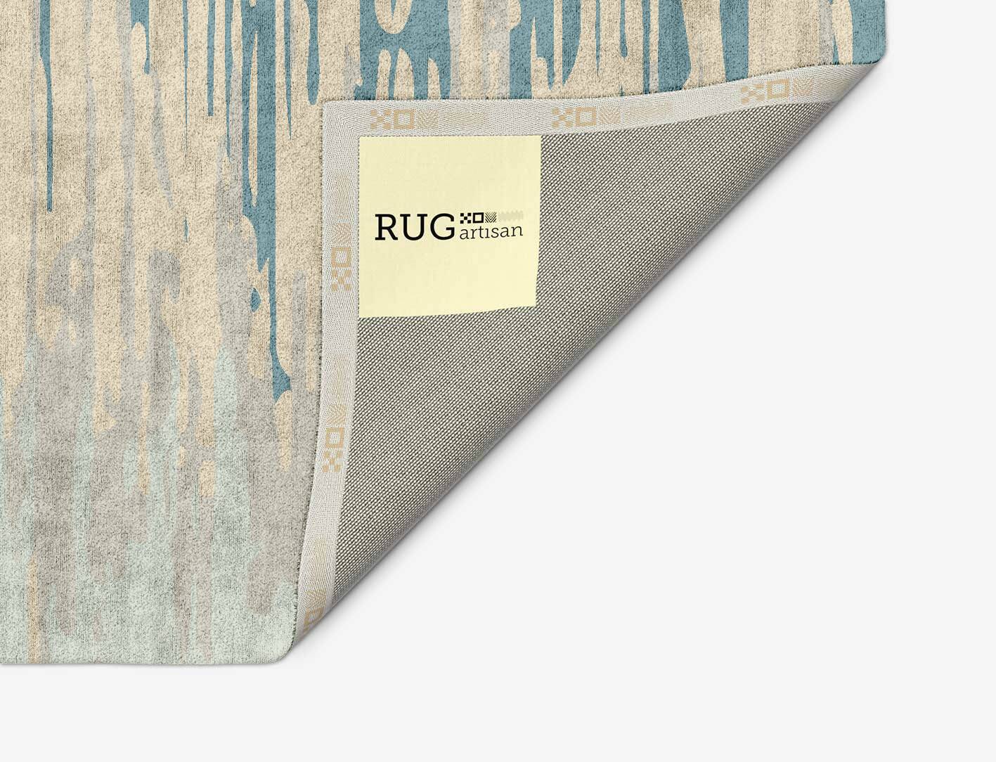 Movement Gradation Arch Hand Tufted Bamboo Silk Custom Rug by Rug Artisan