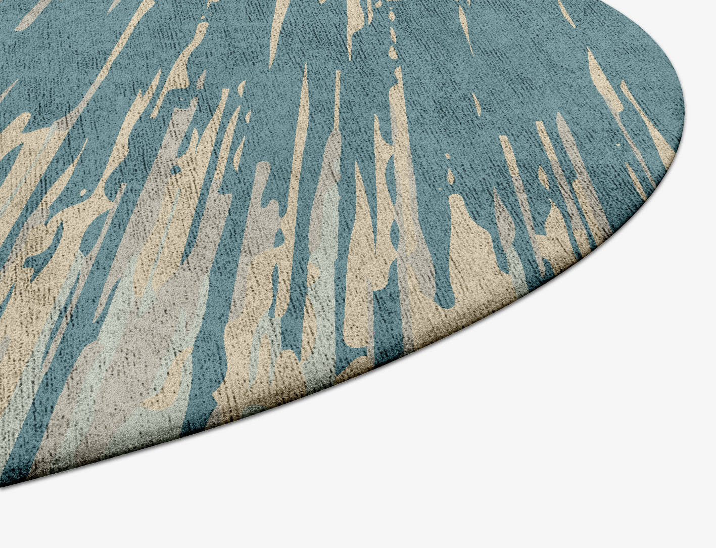 Movement Gradation Capsule Hand Tufted Bamboo Silk Custom Rug by Rug Artisan