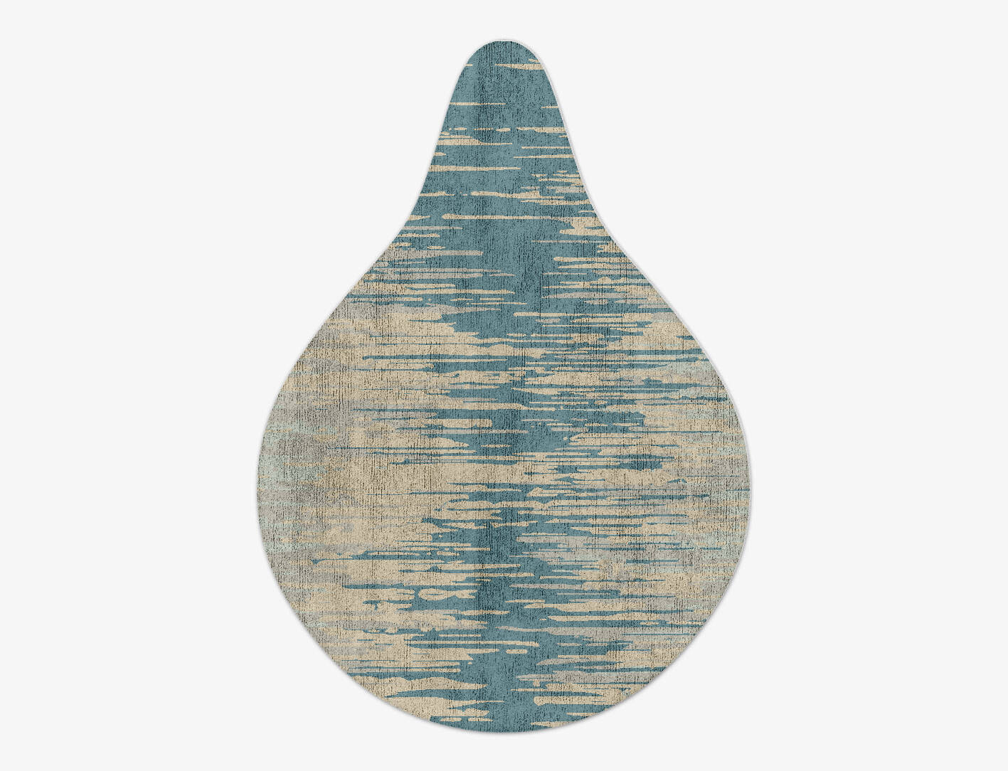 Movement Gradation Drop Hand Tufted Bamboo Silk Custom Rug by Rug Artisan