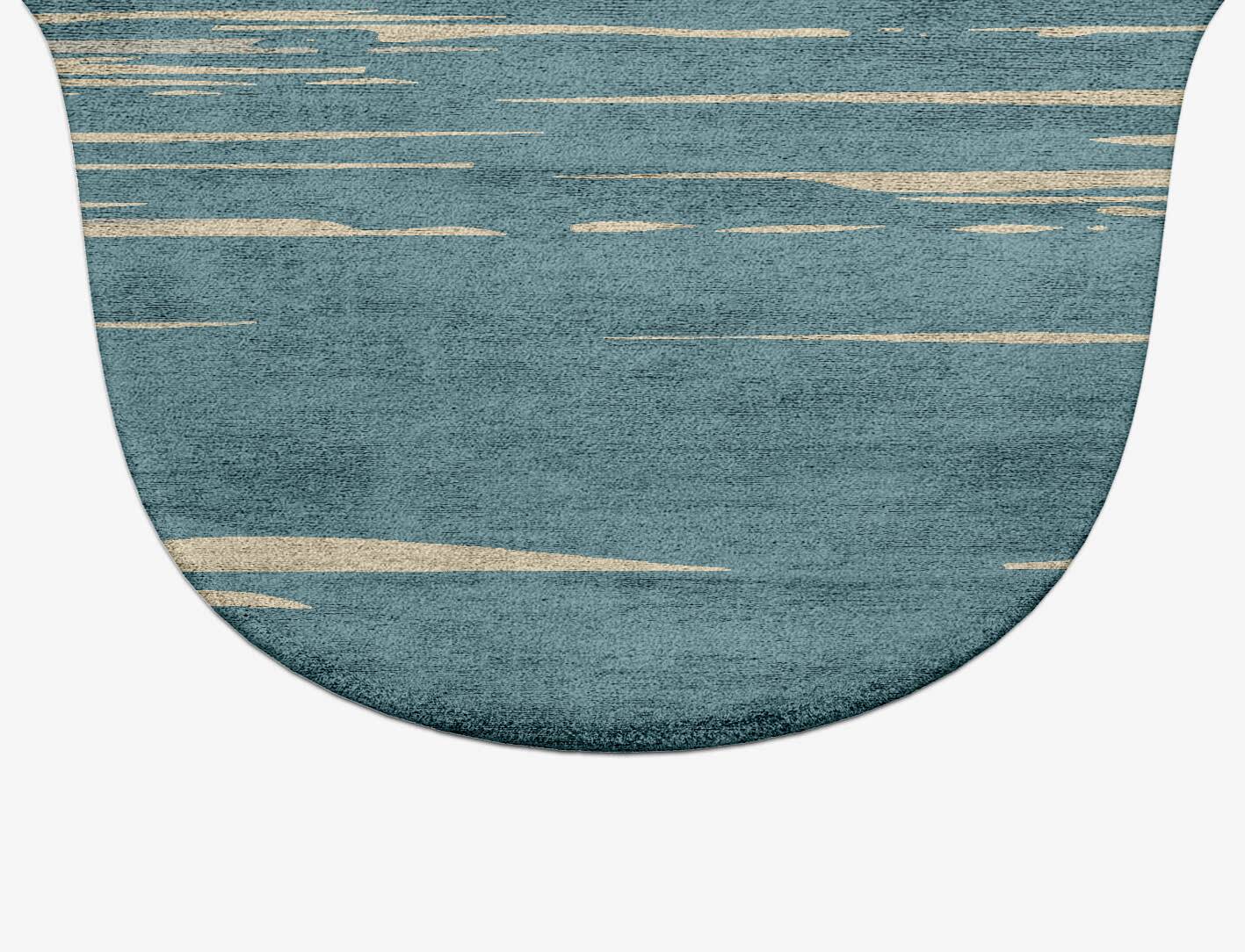 Movement Gradation Drop Hand Tufted Bamboo Silk Custom Rug by Rug Artisan