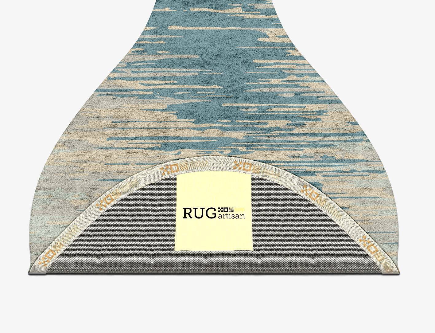 Movement Gradation Drop Hand Tufted Bamboo Silk Custom Rug by Rug Artisan