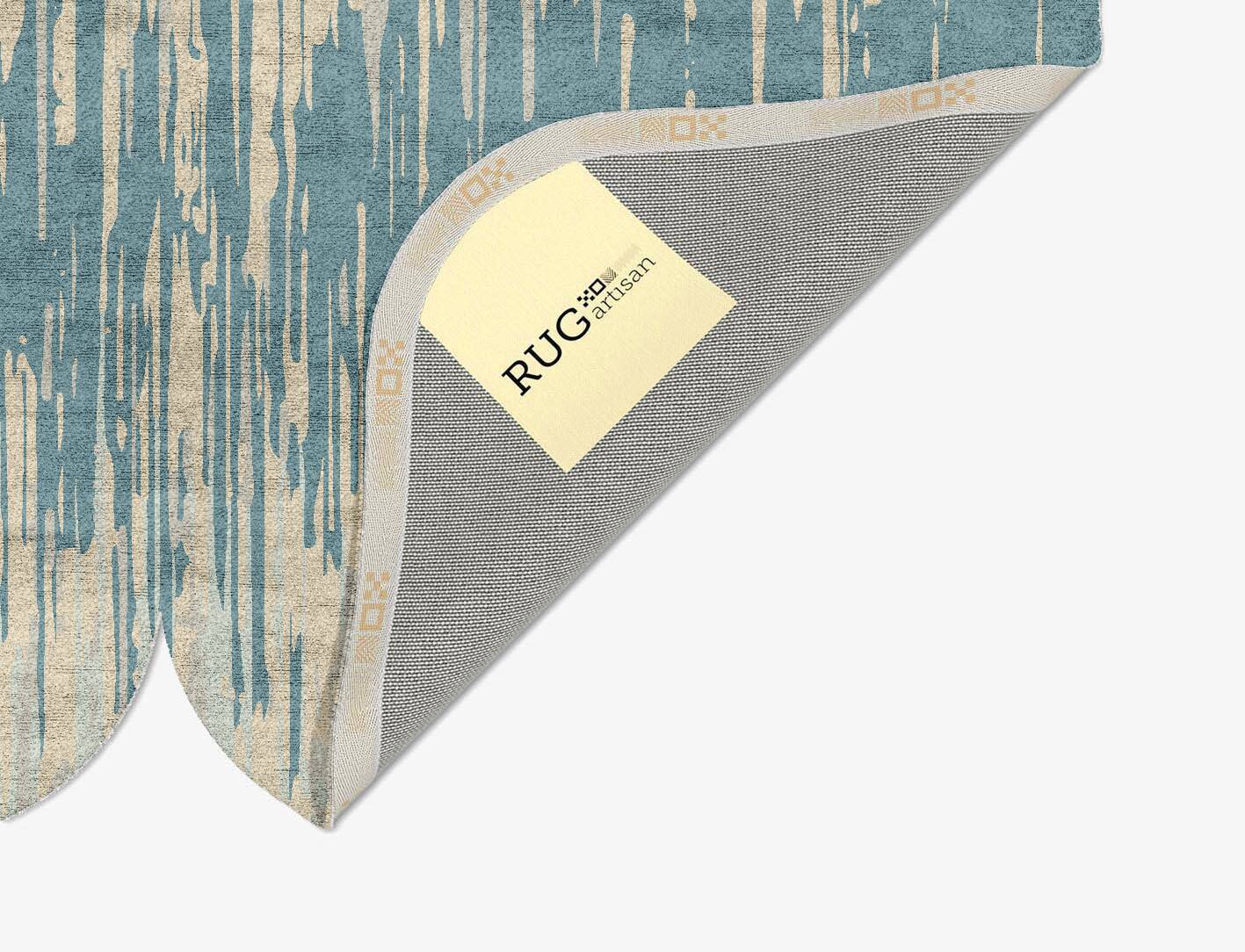 Movement Gradation Eight Hand Tufted Bamboo Silk Custom Rug by Rug Artisan