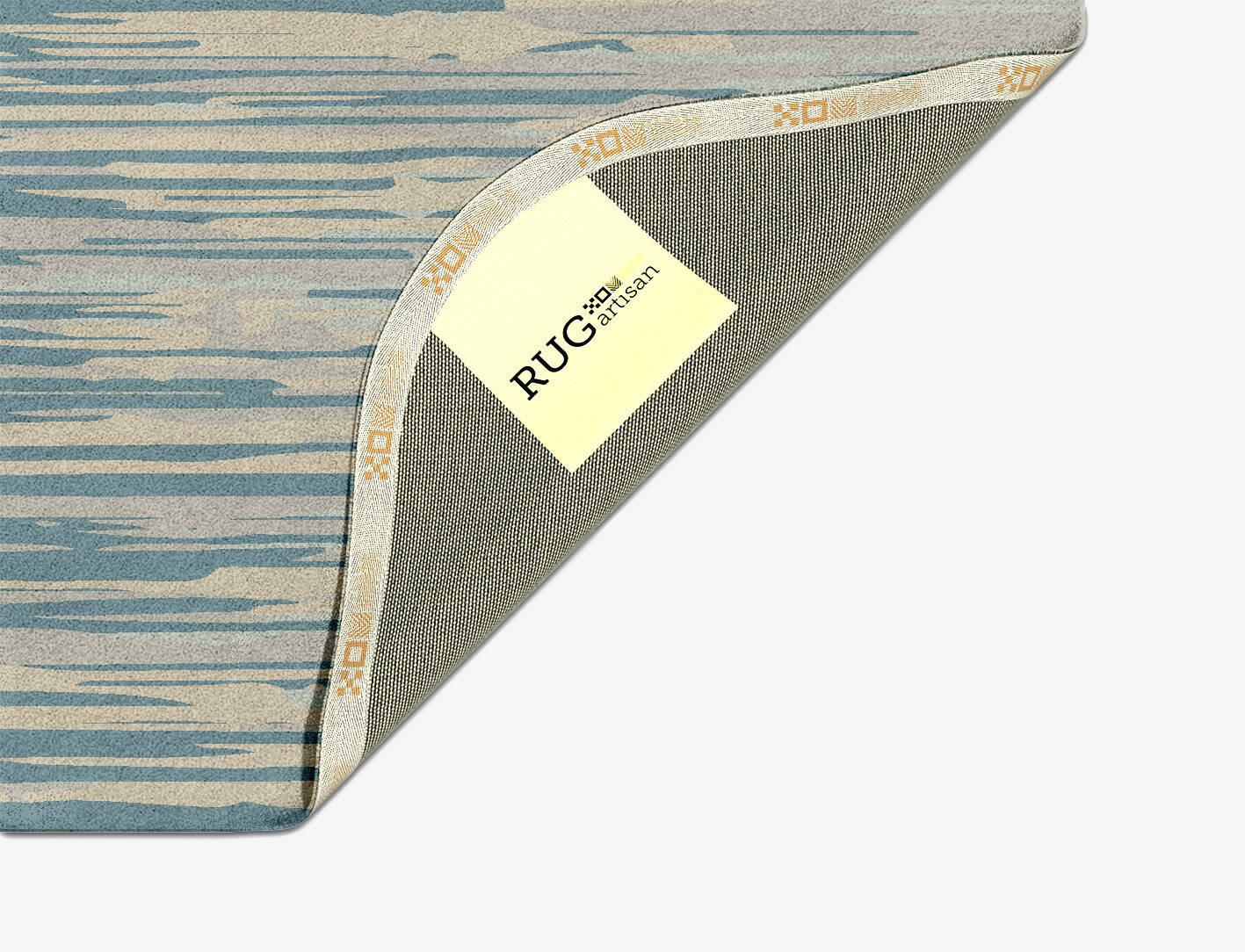 Movement Gradation Oblong Hand Tufted Pure Wool Custom Rug by Rug Artisan
